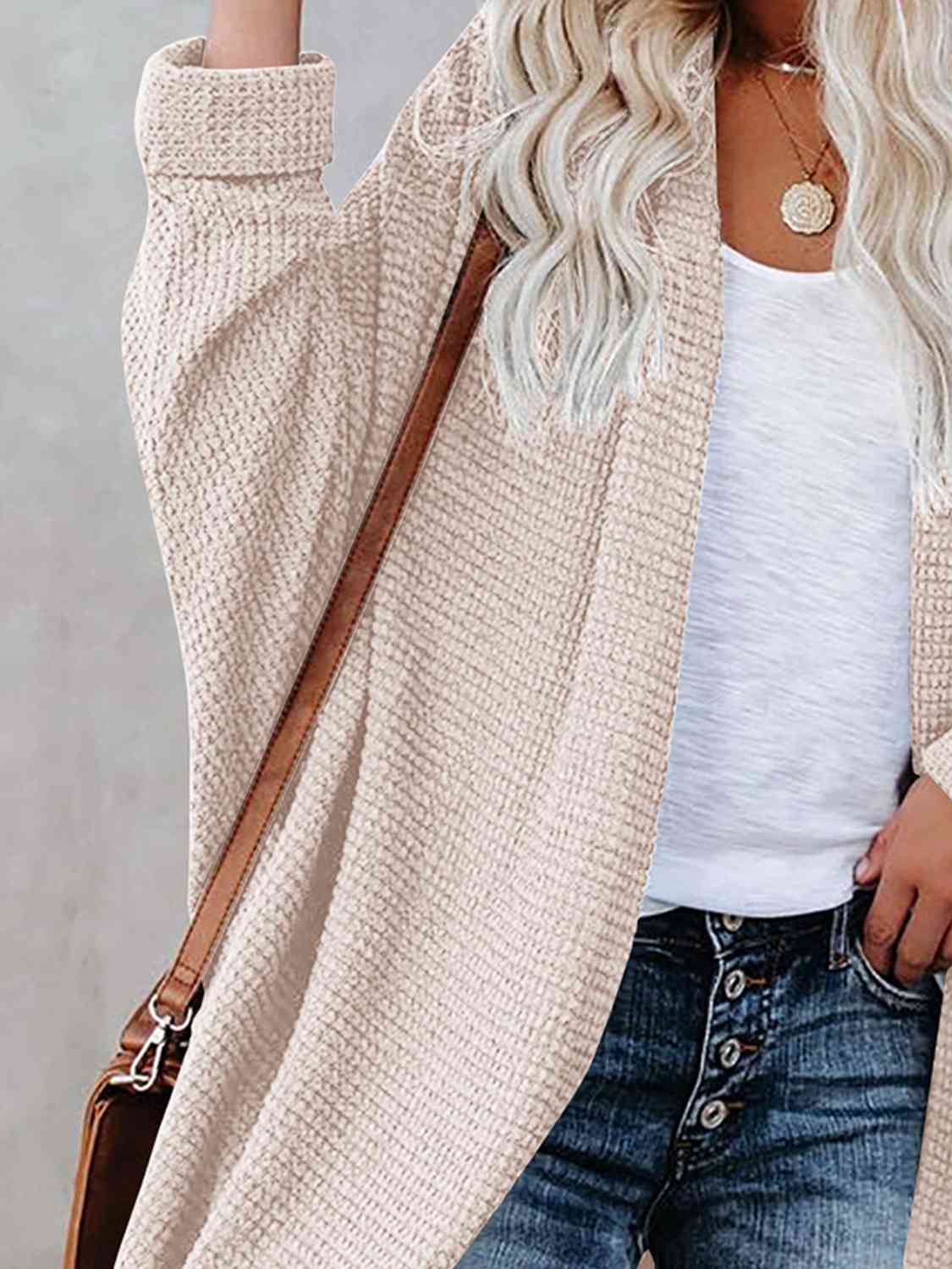 Love the Layers - Open Front Long Sleeve Cardigan