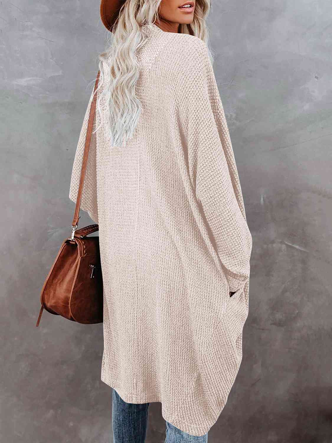 Love the Layers - Open Front Long Sleeve Cardigan